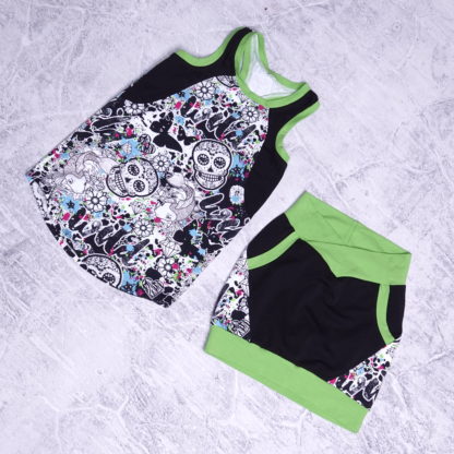 Wild ruby tank met doris rok maat 110/116  ( 5/6 jaar )