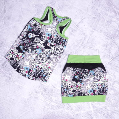 Wild ruby tank met doris rok maat 110/116  ( 5/6 jaar ) - Afbeelding 2