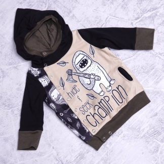 Button up hide & seek vest maat 86 (18 months )