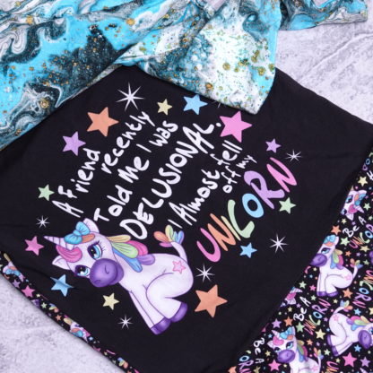 Unicorn fairy lyra mix up jurk maat 10 jaar (140) - Afbeelding 5