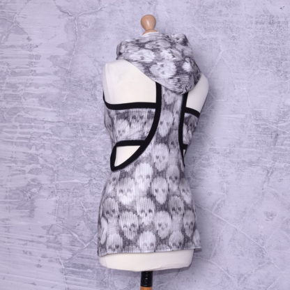 Walk about knitted skulls top maat 34 ( xS) - Afbeelding 2