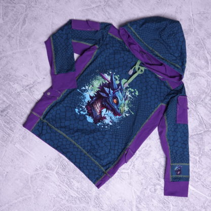 Purple dragon venture hoody maat 10 jaar (140)