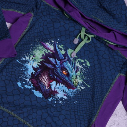 Purple dragon venture hoody maat 10 jaar (140) - Afbeelding 2