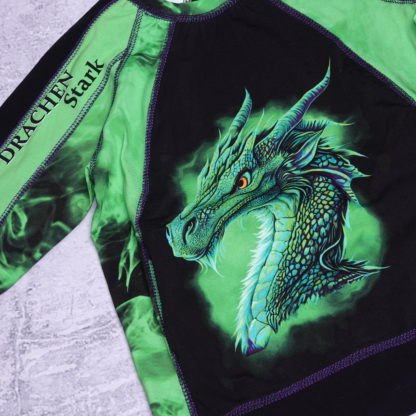 Fire Dragon groen flex met zakken maat 7 jaar 122 - Afbeelding 2