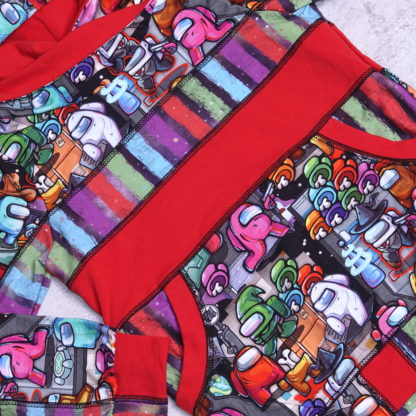 Onder ons allover hoody maat 6 jaar (116) - Afbeelding 2