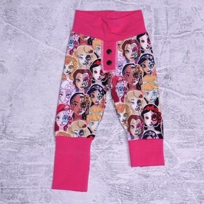 Princessen maskers forever joggers maat 0/1 jaar meegroei broekje