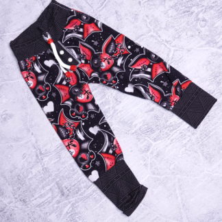 Vleermuis forever joggers maat 2/5 jaar meegroei broekje