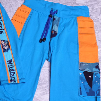 Blue tiger oversized hoody maat 12 jaar (152) met over de knie shorts - Afbeelding 3