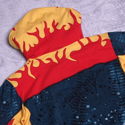 Monstertruck venture hoody met vlammen details maat 12 jaar (152) - Afbeelding 3