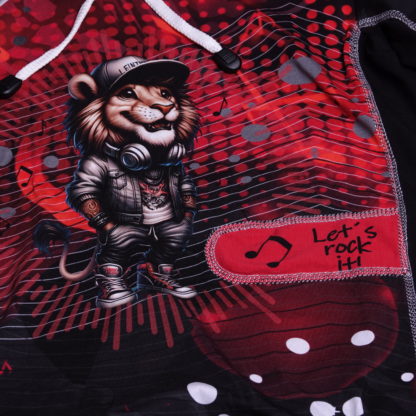 Muziek tijger venture hoody maat 12 jaar (152) - Afbeelding 2