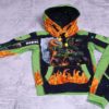 Dino vlammen set venture hoody met trail joggers maat 3 jaar (98) - Afbeelding 2