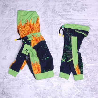 Dino vlammen set venture hoody met trail joggers maat 3 jaar (98) - Afbeelding 6