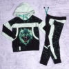 Neon wolf allover hoody +trailer joggers 6 years (116) - Afbeelding 4