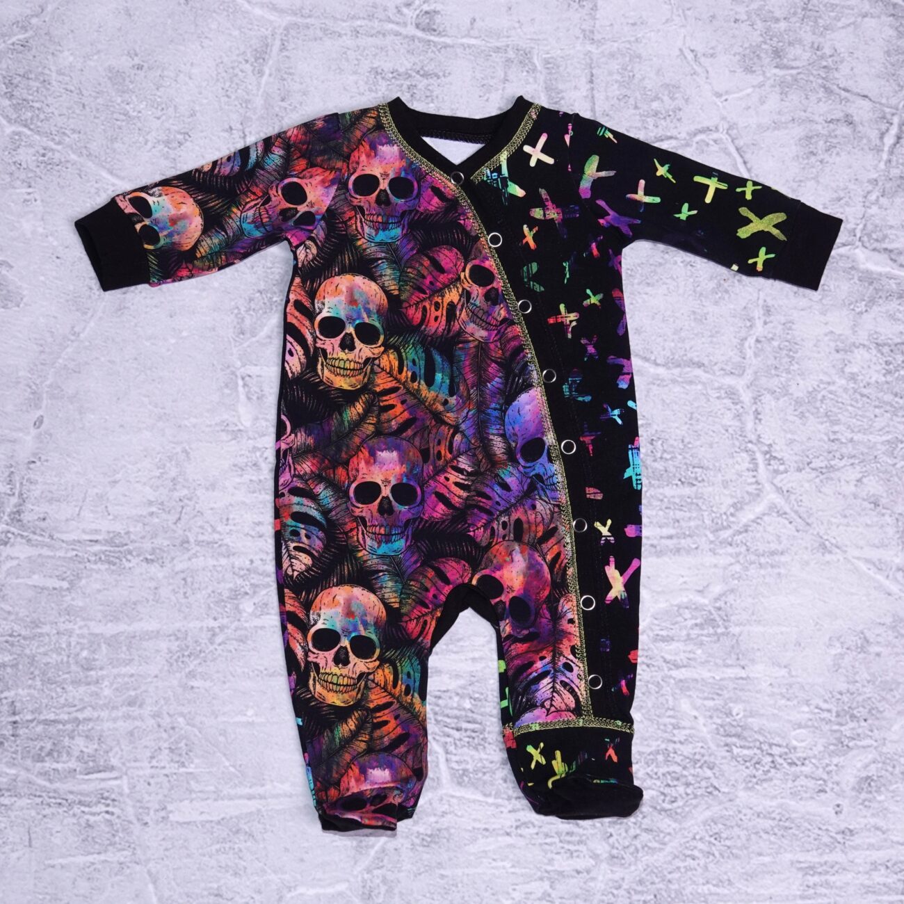 footieromper baby romper monstera 0 3maanden
