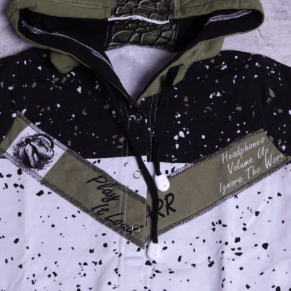 Dino snap jacket met jude joggers maat 7 jaar (122) - Afbeelding 4