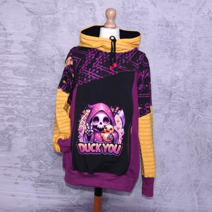 Duck you french terry Lotte hoody maat 14 US (L ) 40