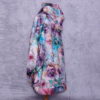 Ellis cardigan maat XL floral french terry met capuchon en zakken - Afbeelding 3