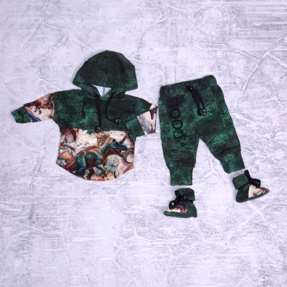 Dino baby set maat newborn - Afbeelding 3