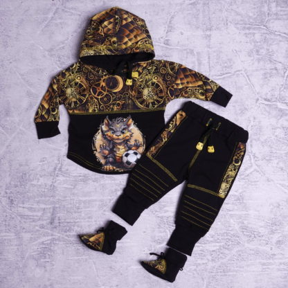 Voetbal draakje baby set maat 3/6 maanden 62/68 - Afbeelding 3