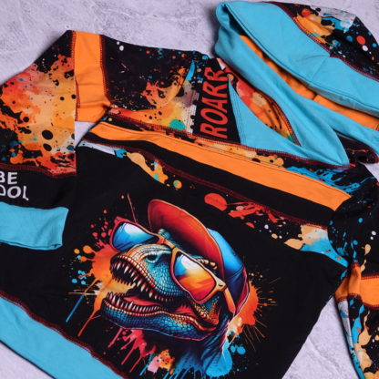 Raptor fuzzle hoody maat 8 jaar (128) - Afbeelding 2