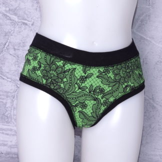 Groene lace cheeky maat 40 europe L