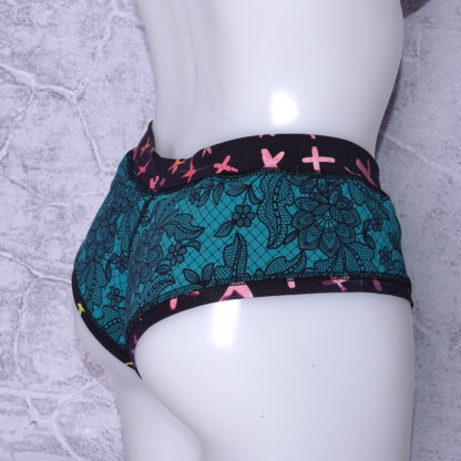 petrol Lace cheeky maat 40 europe L - Afbeelding 2