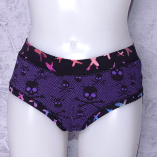 Net panty look cheeky paars maat 40 europe L