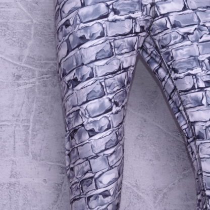 Stenen look brushed poly legging maat M/L - Afbeelding 2