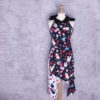 Blaadjes jurk met capuchon maat L ( 12/14 uk )