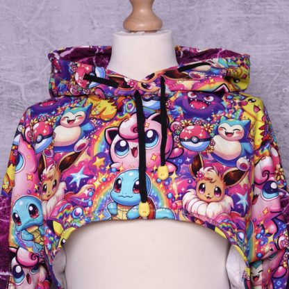 Poke Honey top met capuchon maat L (40) US 10 UK 12 ) - Afbeelding 2
