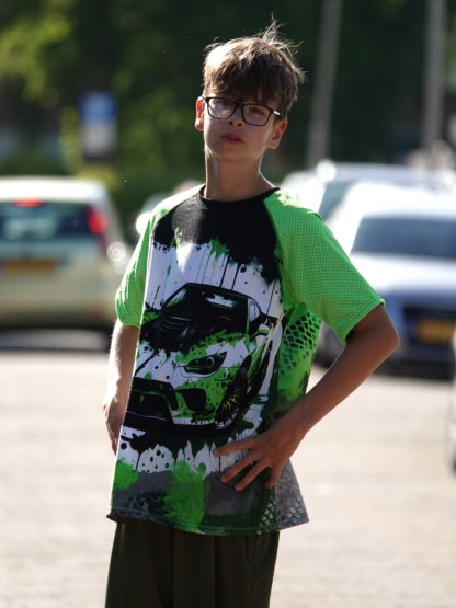 Racer raglan T shirt maat 164 - Afbeelding 4