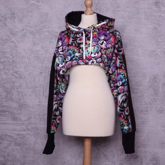 Punk beren Honey top met capuchon maat L (40) US 10 UK 12 )