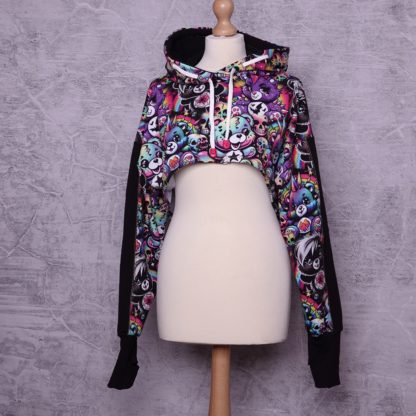 Punk beren Honey top met capuchon maat L (40) US 10 UK 12 )