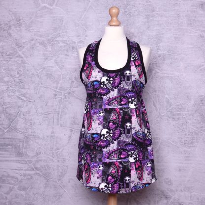 Moths tulip althea tank maat XL (US 12 UK 14  europe 42 ) cotton spandex