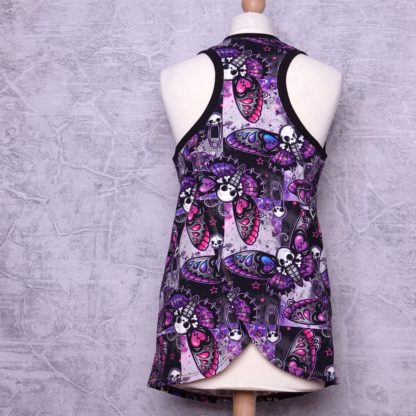 Moths tulip althea tank maat XL (US 12 UK 14  europe 42 ) cotton spandex - Afbeelding 3