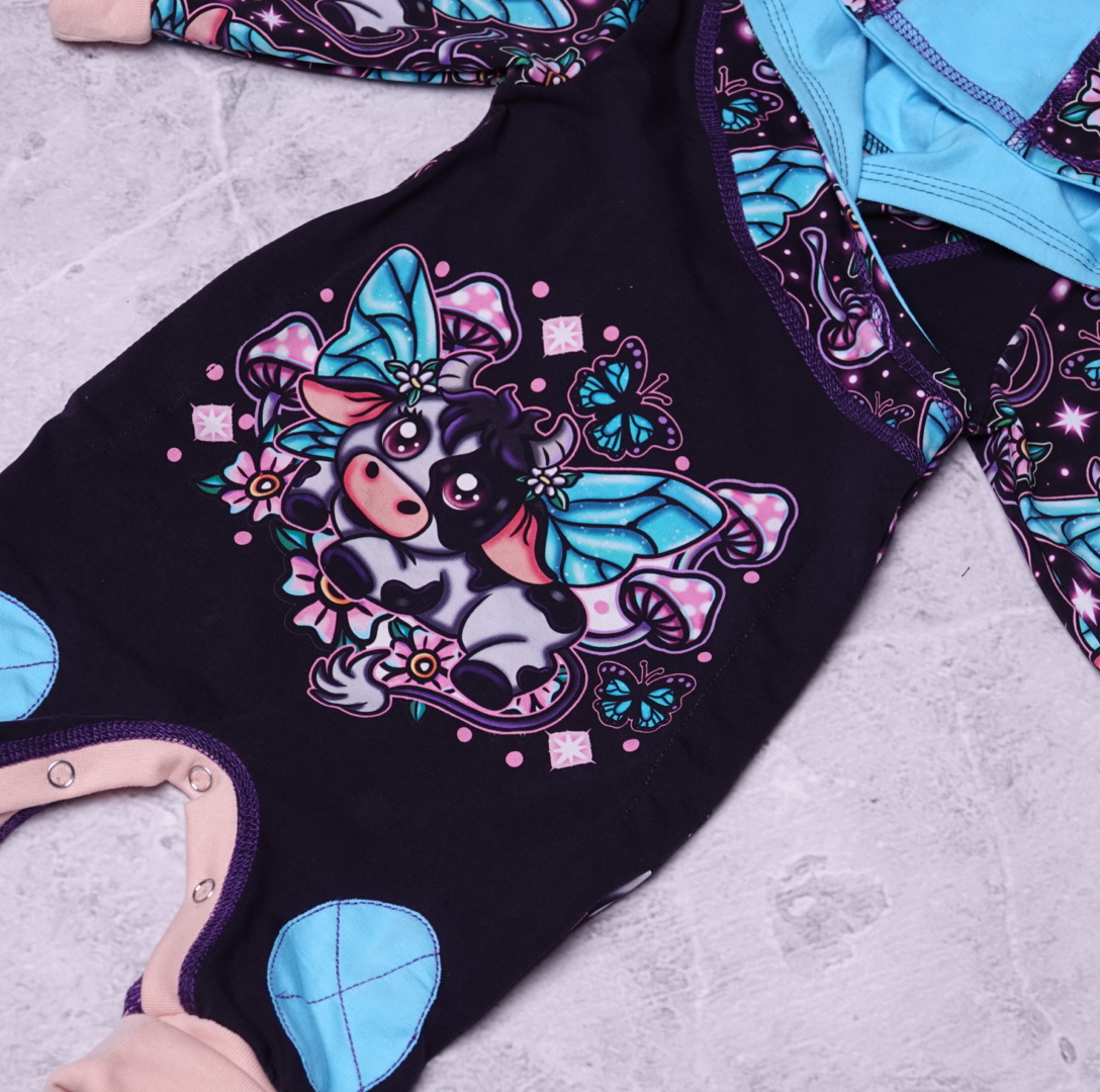 Detail koe groeiromper