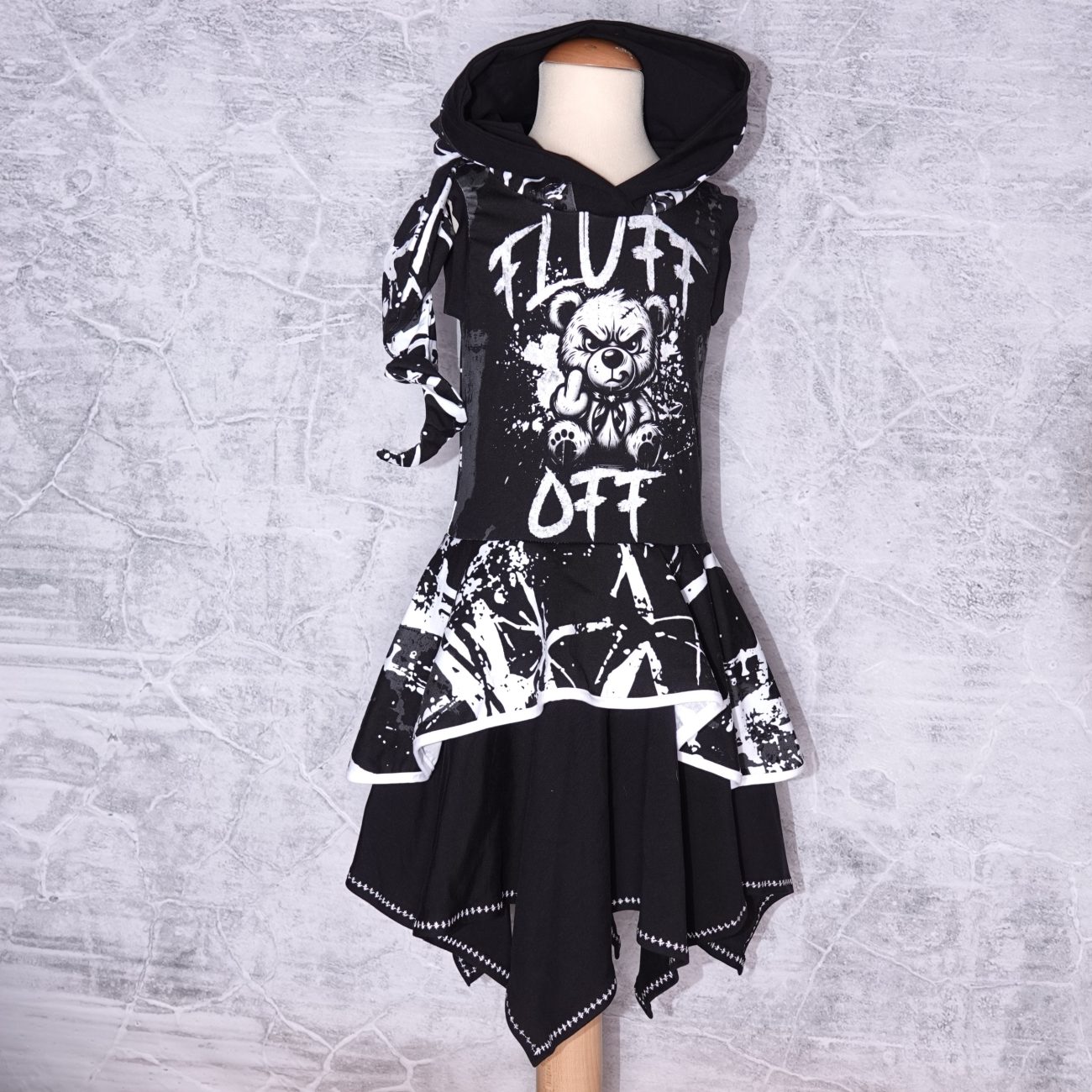 Detail fairydress voorkant pop fluffoff