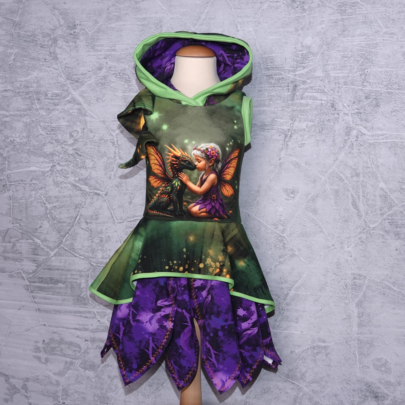 detail fariy fairy dress voorkant pop